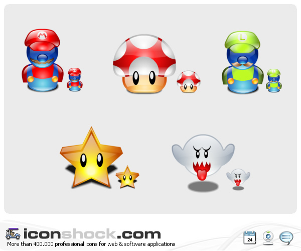 Super Mario Clip Art Icon