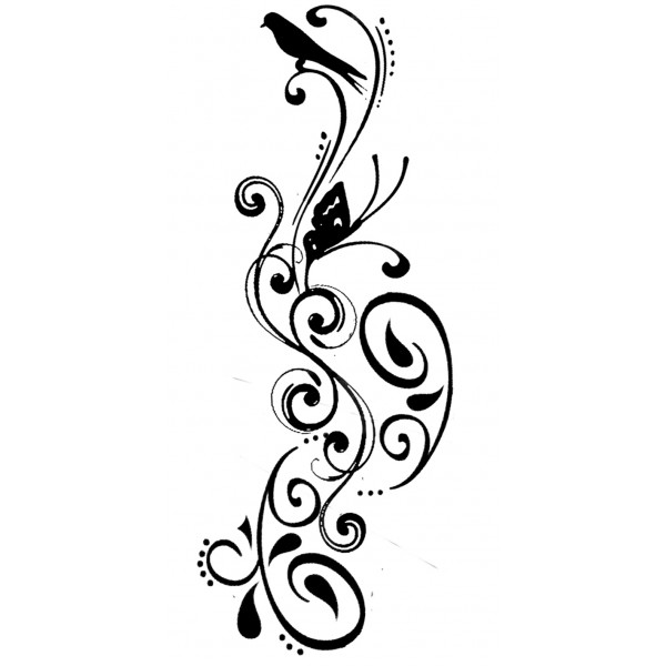 Swirl Tattoo Patterns Stencils