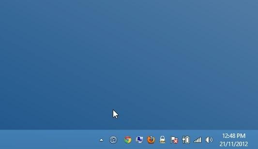 System Tray Icons Windows 8