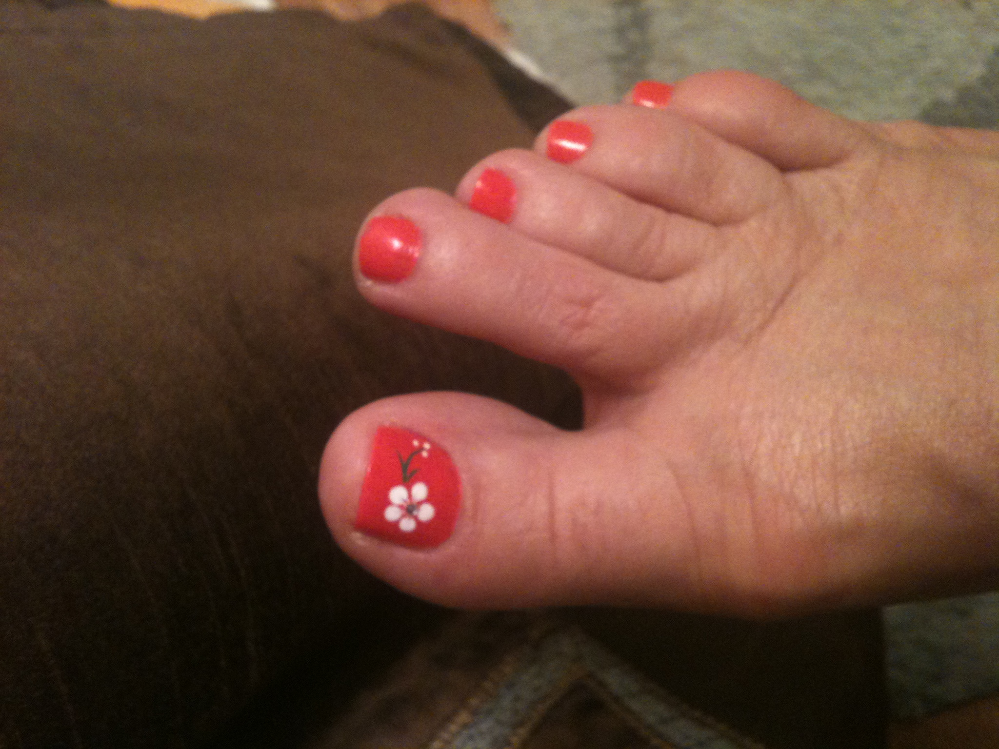 Toe Nail Designs Flowers