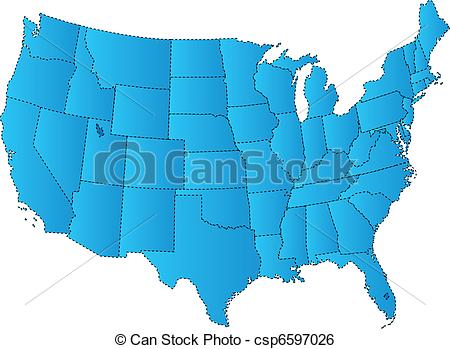 Us Map Clip Art Free