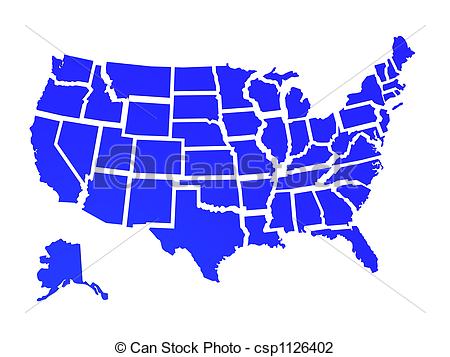 USA Map Clip Art Free