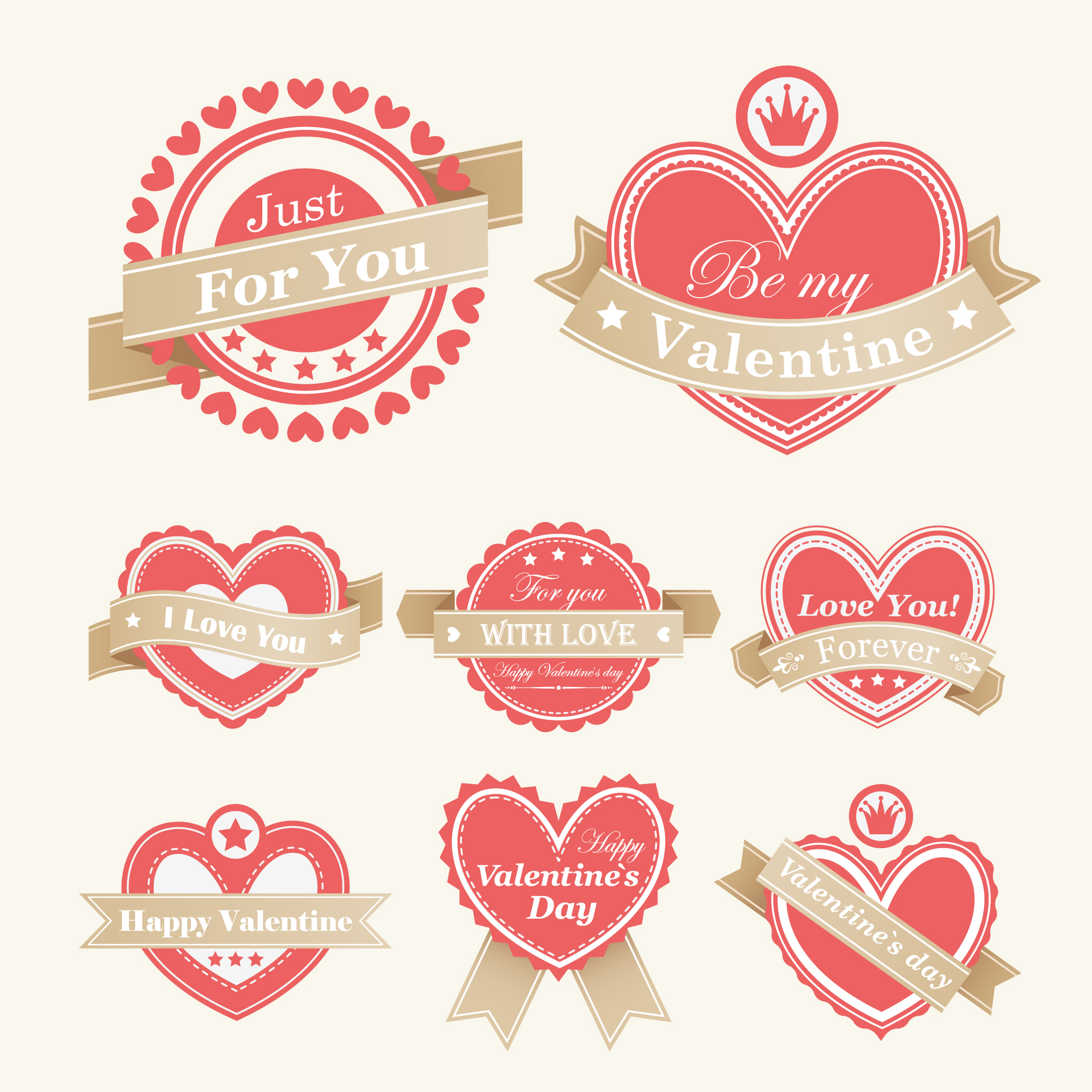 Valentine's Day Labels