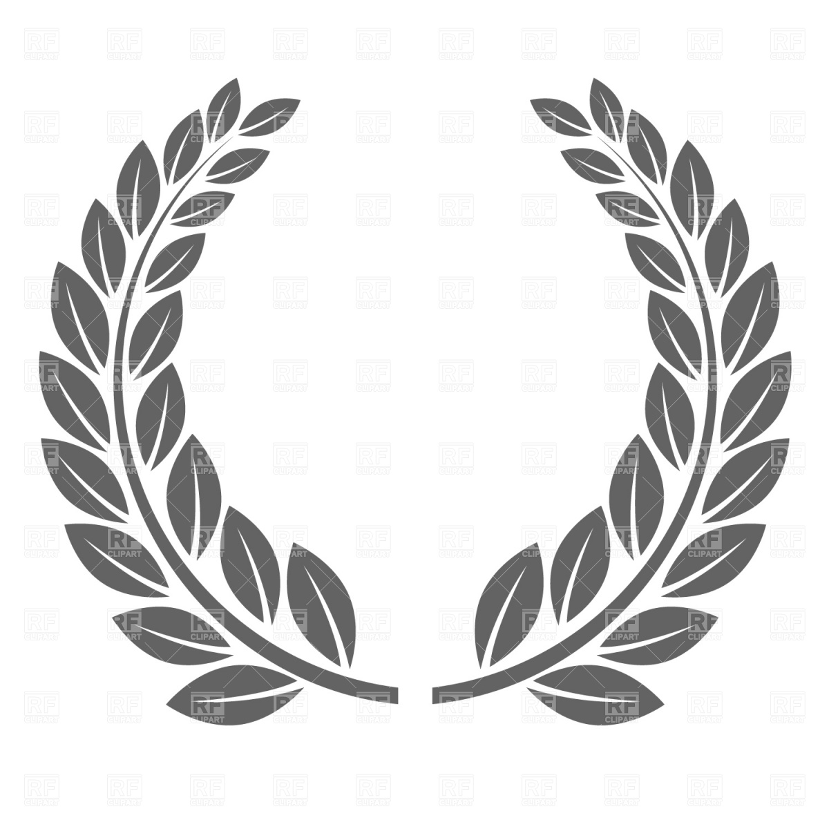 Vector Laurel Wreath Clip Art