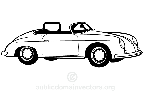 Vintage Cars Vector Art Free