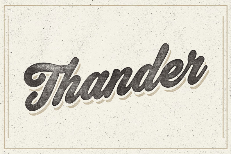 Vintage Cursive Font