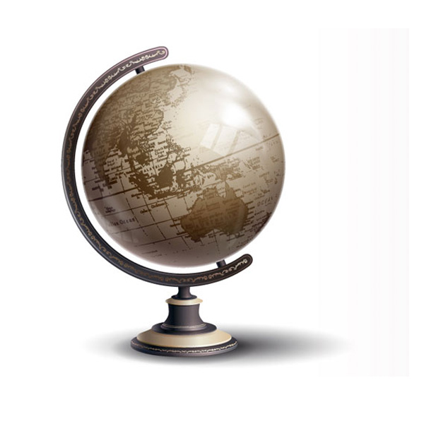 Vintage Globe Vector Vintage Globe Vector