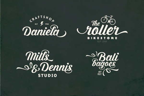 Vintage Script Font Vintage Script Font