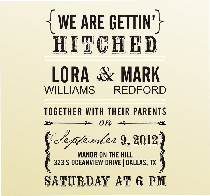 Vintage Wedding Invitation Font