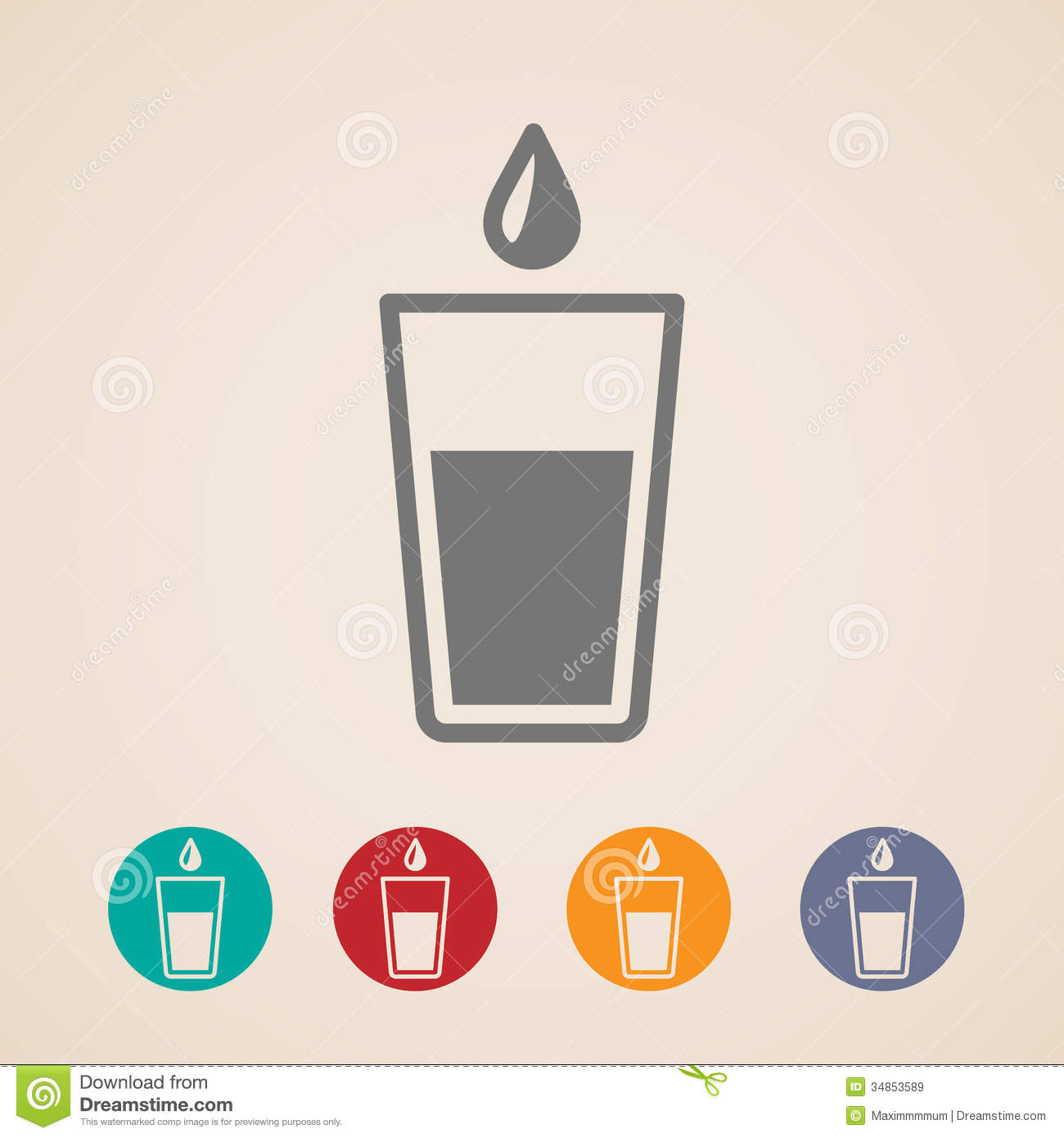 Water Glass Icon