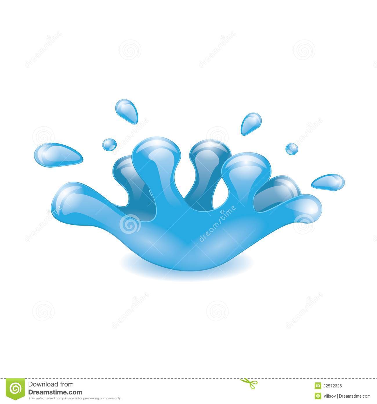 Water Splash Vector Water Splash Vector