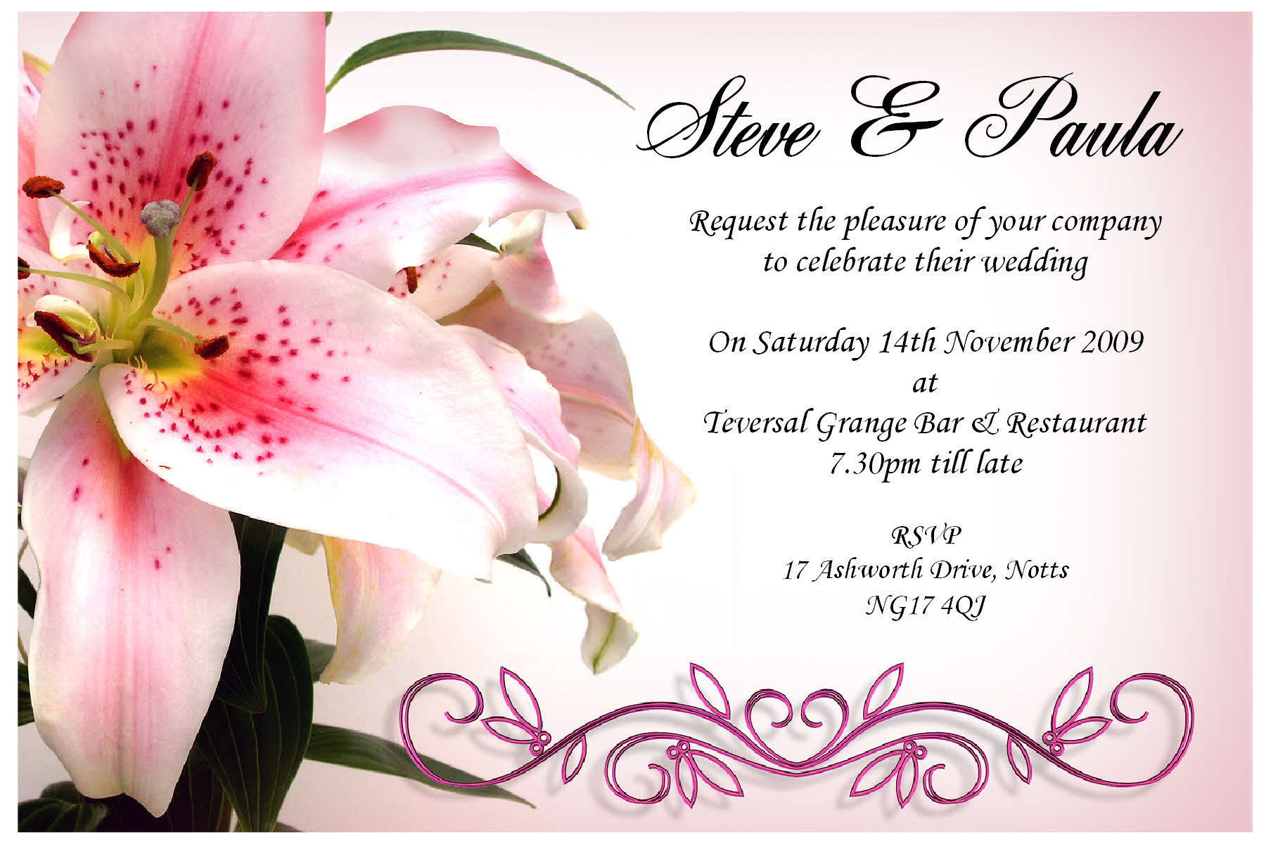 Wedding Invitation Card Design