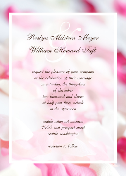 Wedding Invitation Card Template