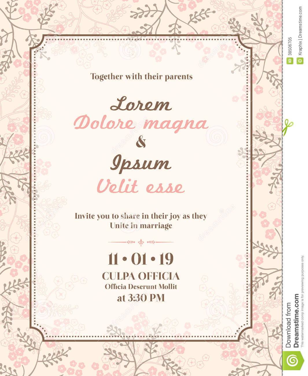 Wedding Invitation Cards Designs Templates