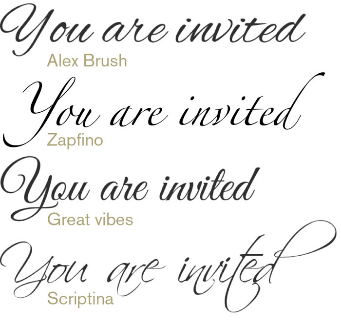 Wedding Script Fonts