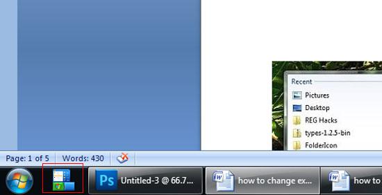 Windows 7 Start Icon Change