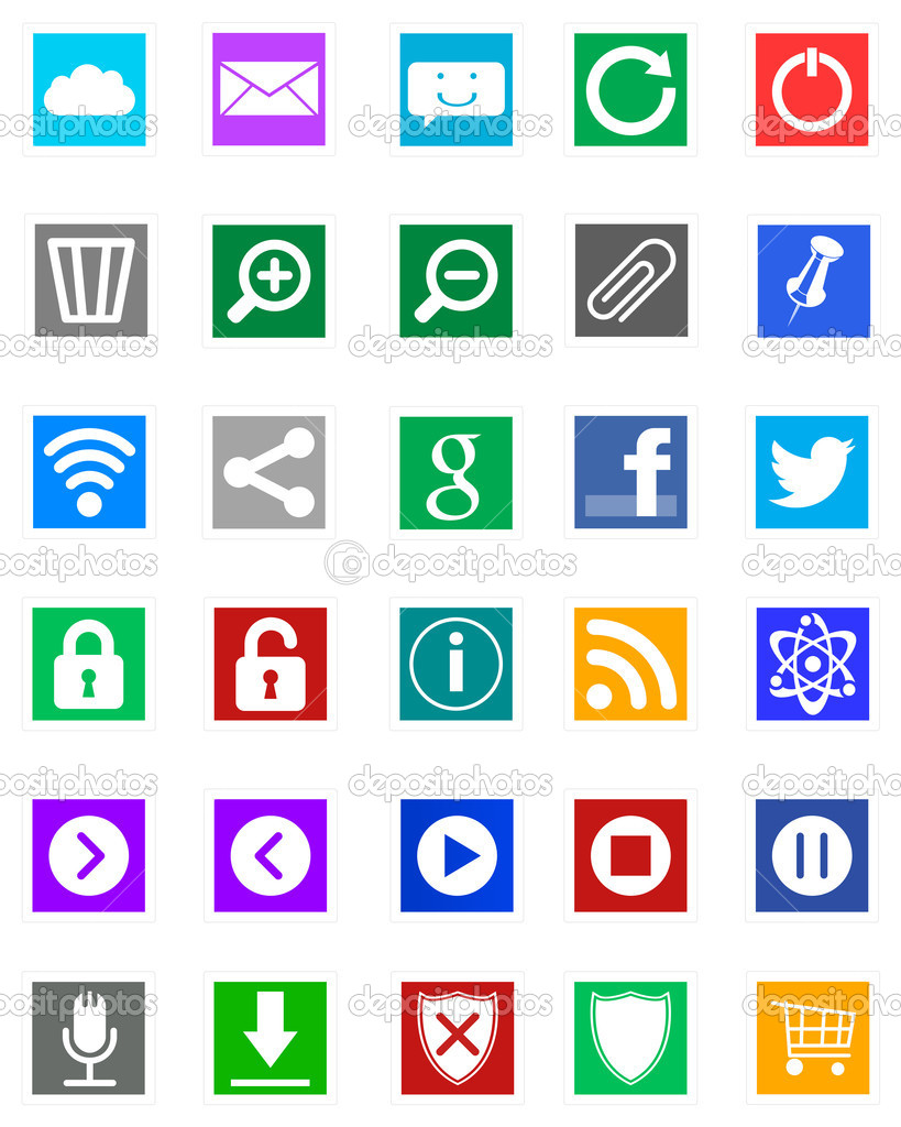 Windows 8 Metro Style Icons