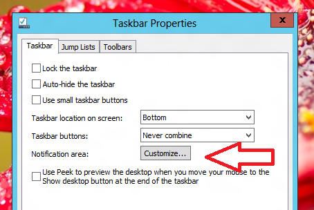 Windows 8 Taskbar Icons