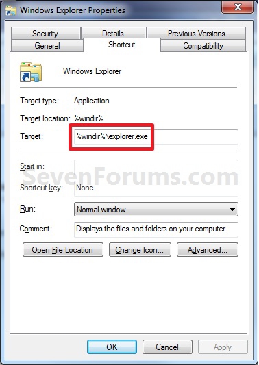 Windows Explorer Taskbar Icon