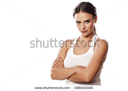 Woman with Arms Crossed Angry