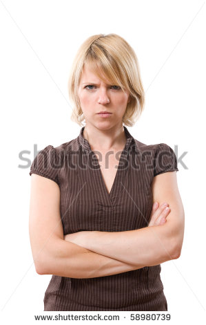 Woman with Arms Crossed Annoyed