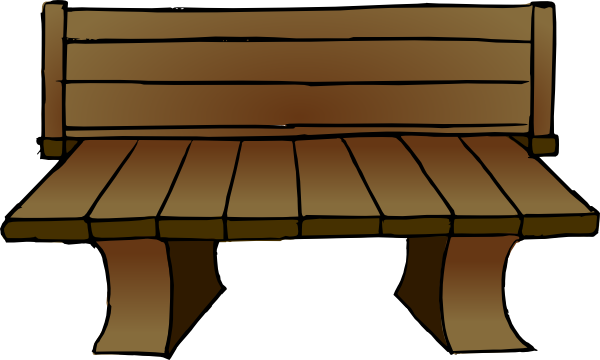 Wooden Bench Clip Art