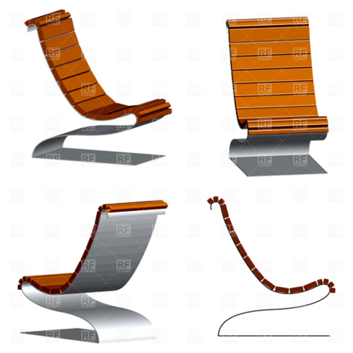 13 Vector Art Wood Chairs Images