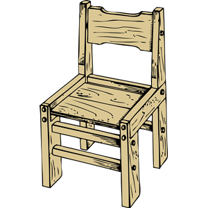 Wooden Chair Clip Art