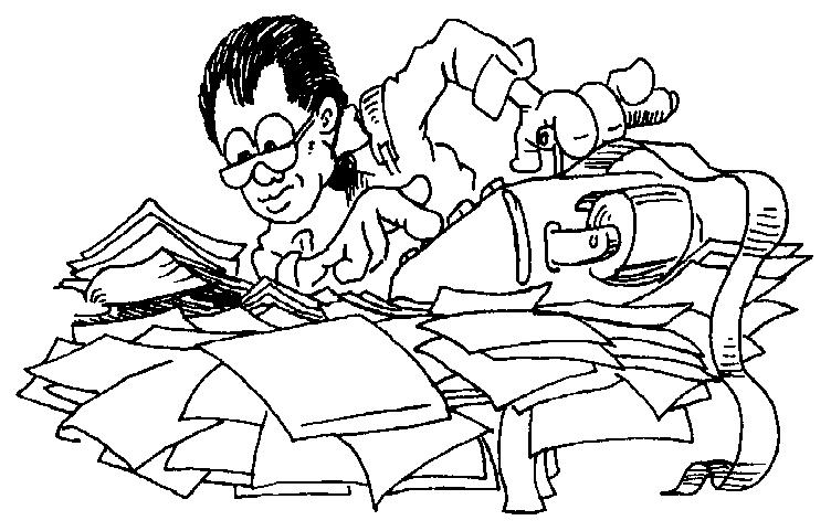 Accountant Cartoon Clip Art