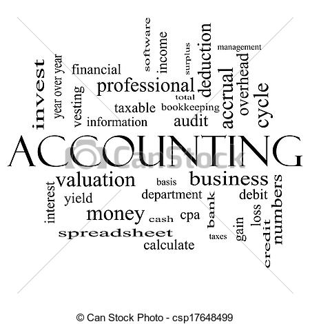 Accounting Clip Art Black and White