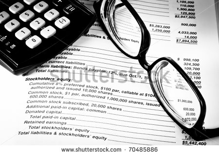 Accounting Stock Photos Black and White
