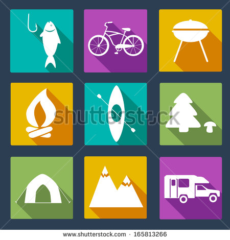 Activities Vector Outdoor Icons