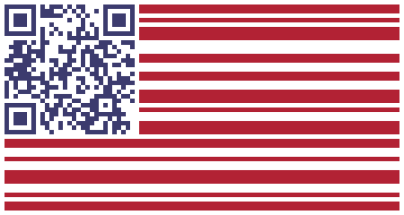 American Flag Barcode