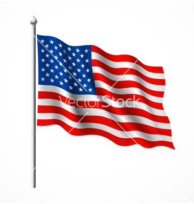 American Flag Vector Art Free