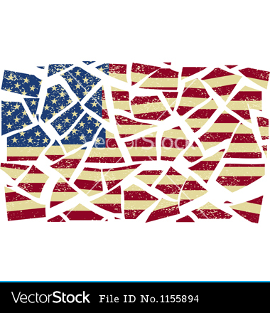 American Flag Vector