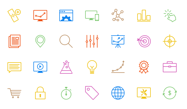 Analytics Icon Vector