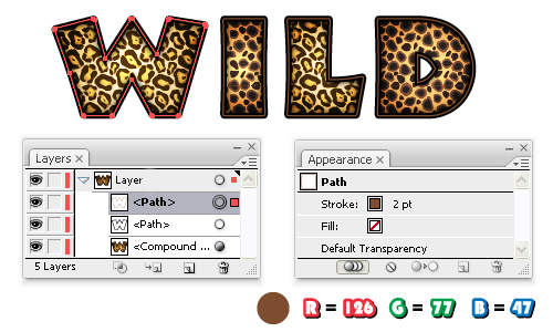 Animal Print Font Generator