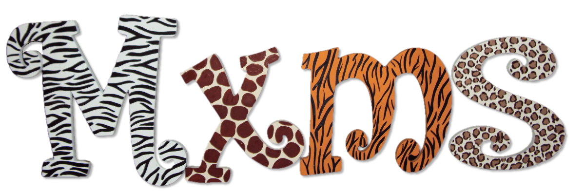 Animal Print Letters Font