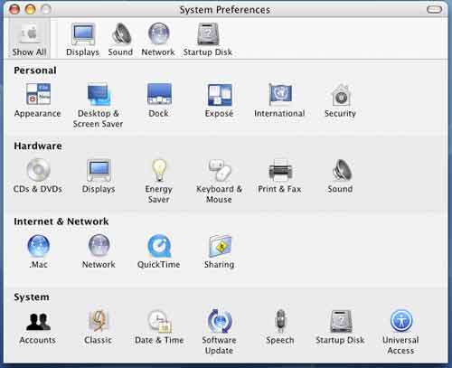 Apple Applications for Mac Menu Bar Icons