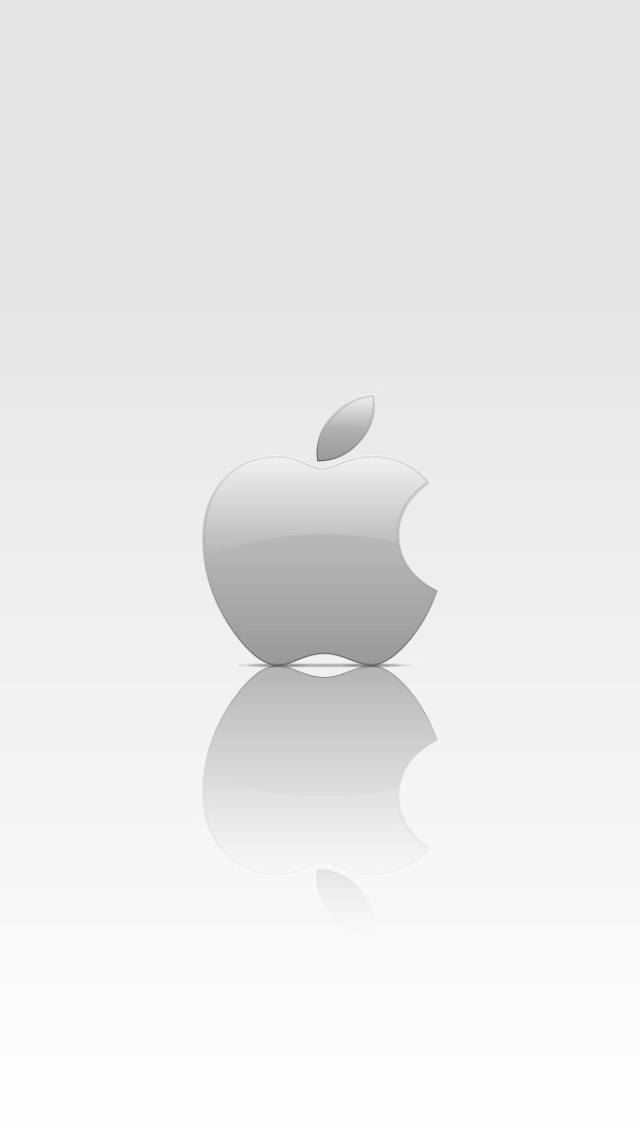 Apple iPhone 5 White Wallpaper