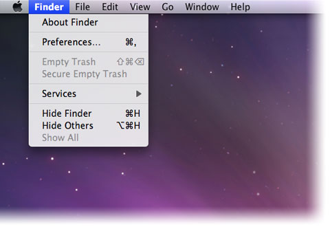 Apple Menu Bar