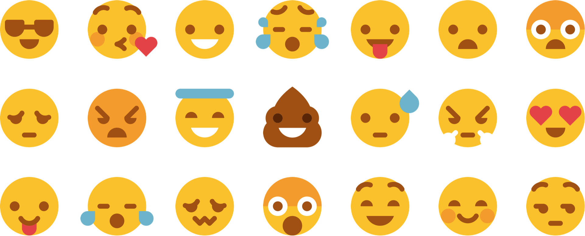 Background Cute Emoji Poop