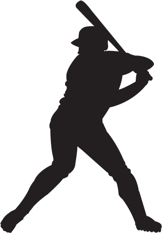 Baseball Player Silhouette Clip Art