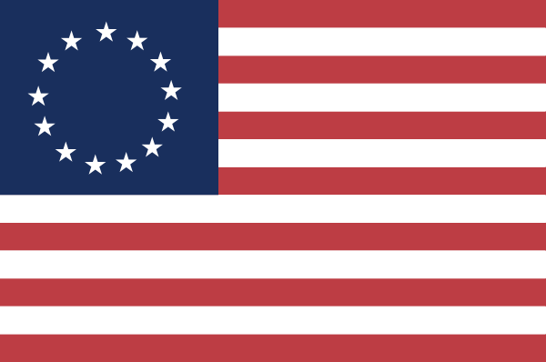 Betsy Ross American Flag Clip Art