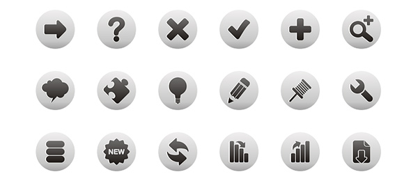 Black and White Icons Black and White Icons