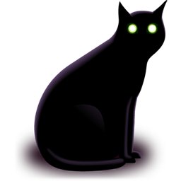 9 Halloween Black Cat Icons Images