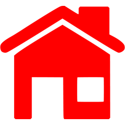 7 Red House Icon Images
