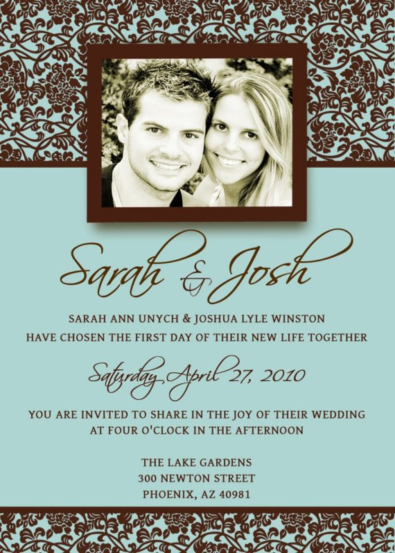 Blank Wedding Invitation Templates Free