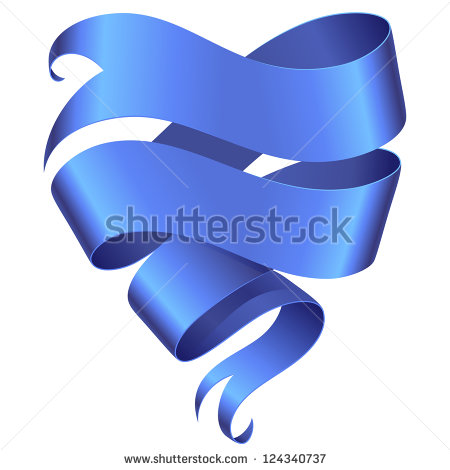 Blue Ribbon Banner Vector Blue Ribbon Banner Vector