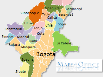 Bogota District Map